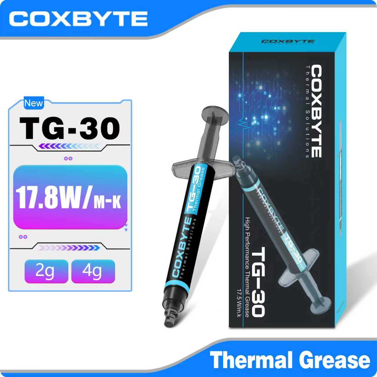 Thermal Paste Cpu - Coxbyte 17.5W/mk Termal Macun TG-30 2g