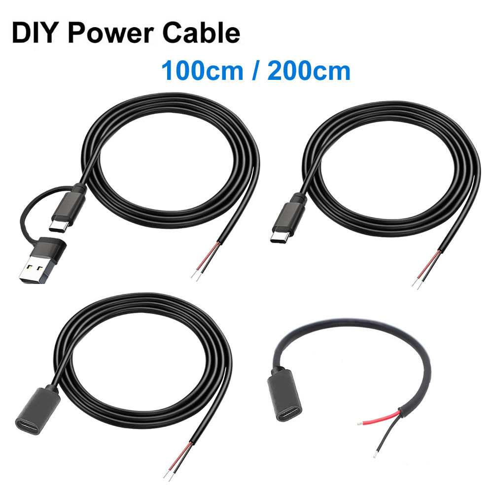 Electronics Repair Glasses - DC 2 Pin Güç Kablosu USB