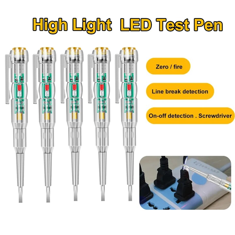 1-5 adet AC24-250V akıllı volt - Circuit Test Pencil incelemesi ve fiyatı