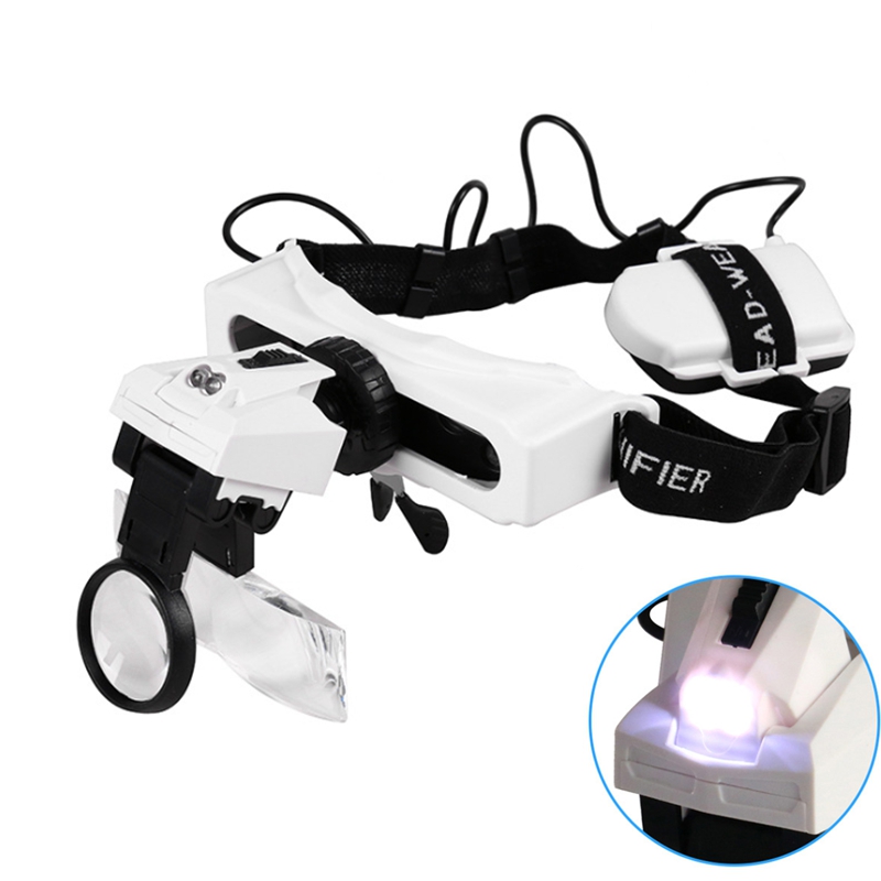 LED Işıklı Aydınlatmalı Kafa B - Electronics Repair Glasses incelemesi ve fiyatı