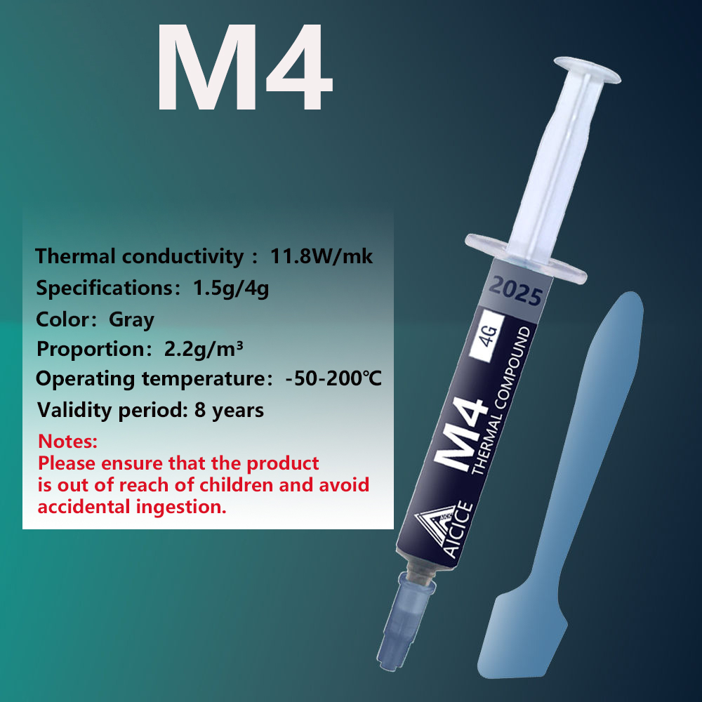 M4 Bilgisayar CPU/GPU ısı dağı - Thermal Paste Cpu incelemesi ve fiyatı