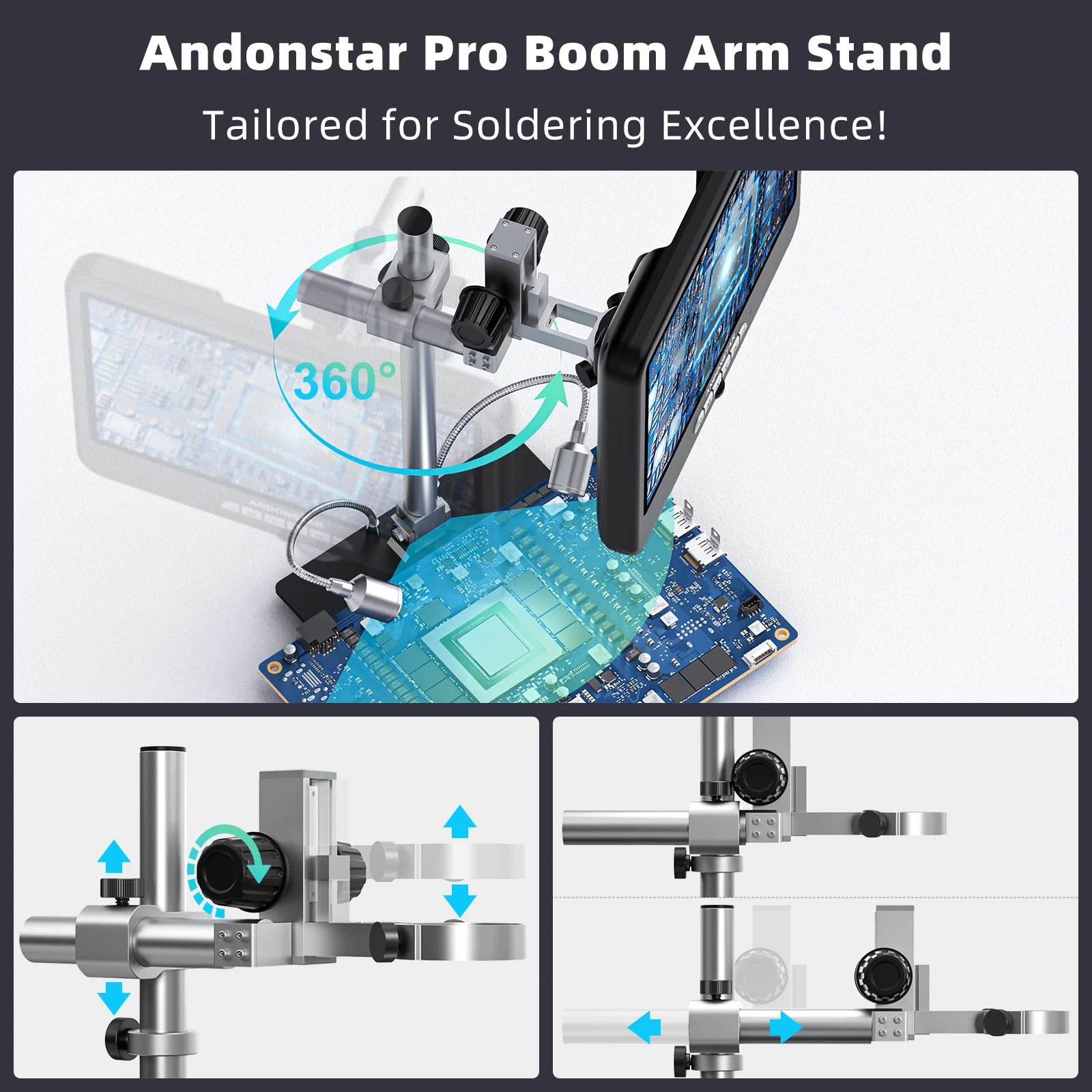 Andonstar AD210S-Pro 4K 60FPS  - Repair Electronics incelemesi ve fiyatı