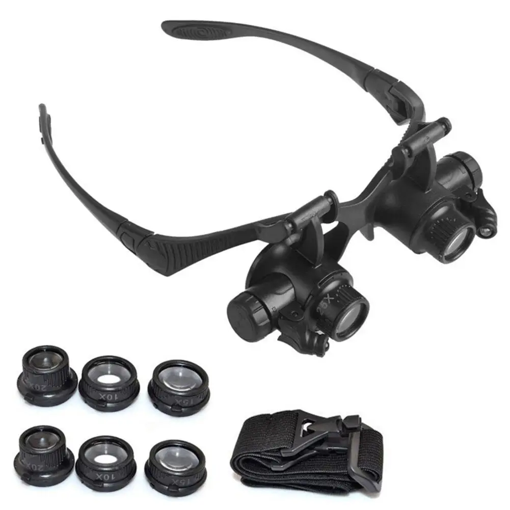 Yeni kafa bandı LED ışık gözlü - Electronics Repair Glasses incelemesi ve fiyatı