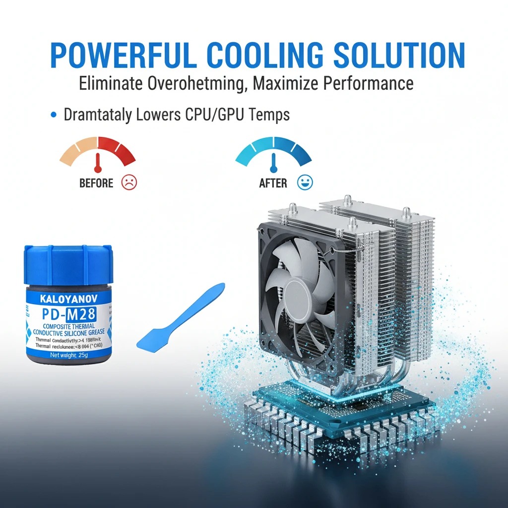 Gelişmiş 25g CPU GPU Termal Ma - Thermal Paste Cpu incelemesi ve fiyatı