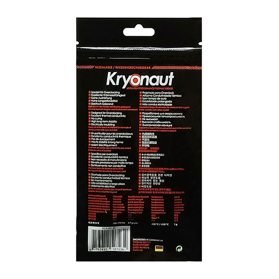 Termal Grizzly Kryonaut 1gx2 C - Thermal Paste Cpu incelemesi ve fiyatı